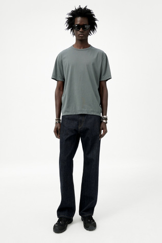 New Box T-Shirt Grey Sage Clean Jersey