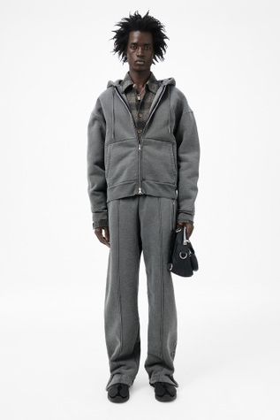 トップス OUR LEGACY RASCAL HOOD Our Legacy - Rascal Hood Obsidian Fleece