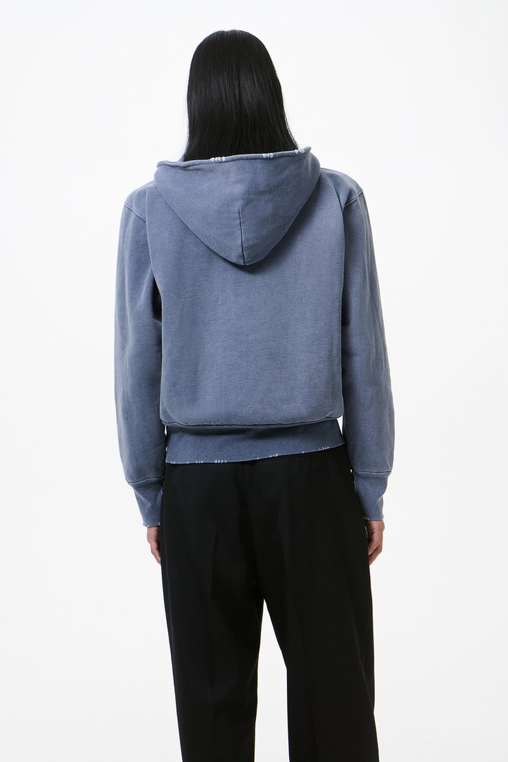 Our Legacy - Shrunken Fullzip Worn Graphite Athletic Rib