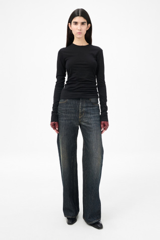 Strain Slim Longsleeve Intellectual Black Wool Jersey