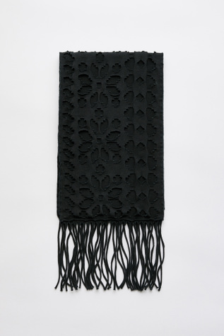 Tore Scarf Cut Fairisle Ink Band Jersey