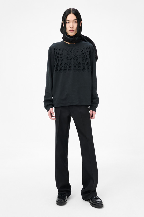 Our Legacy - Tour Longsleeve Cut Fairisle Ink Band Jersey