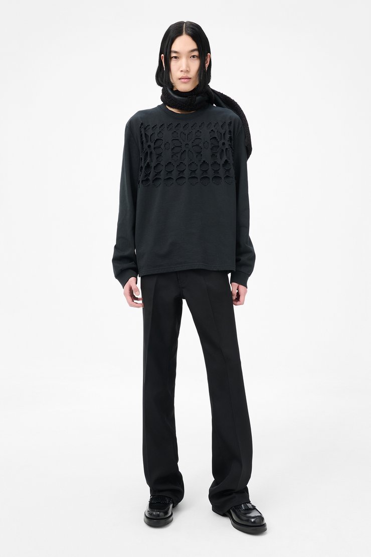 Our Legacy - Rascal Hood Pigment Black Hefty Fleece