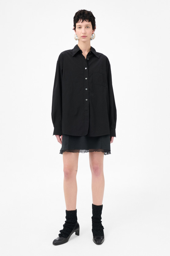 OUR LEGACY Precious シャツ Our Legacy - Precious Shirt Black Casual Liquid Poplin