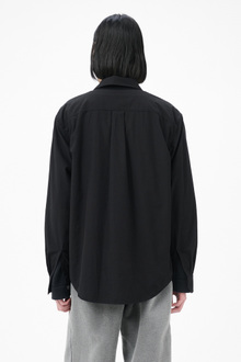 トップス OUR LEGACY BEYOND BD SHIRT 44 BLACK Our Legacy - Beyond BD Shirt Black All Day Poplin