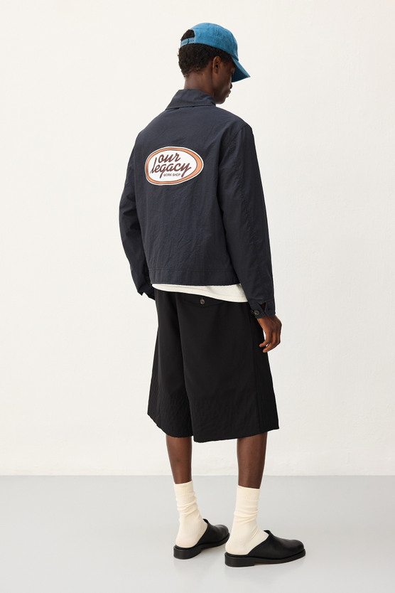 ourlegacy ブルゾン Our Legacy - Blouson Jacket Midnight Nylon Taffeta