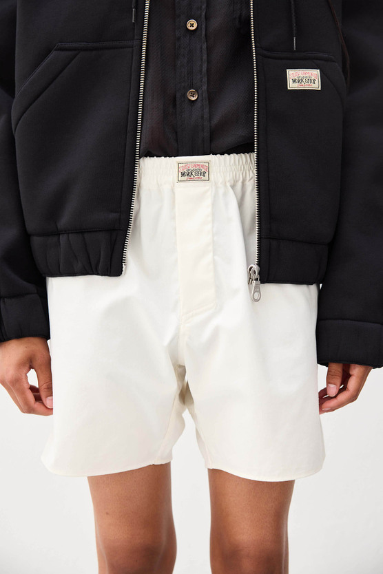 Our Legacy - Boxer Short White Cotton Silk Stüssy