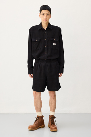 パンツ Our Legacy x Stussy Plaid Flannel Short 14179_0f943007d3-
