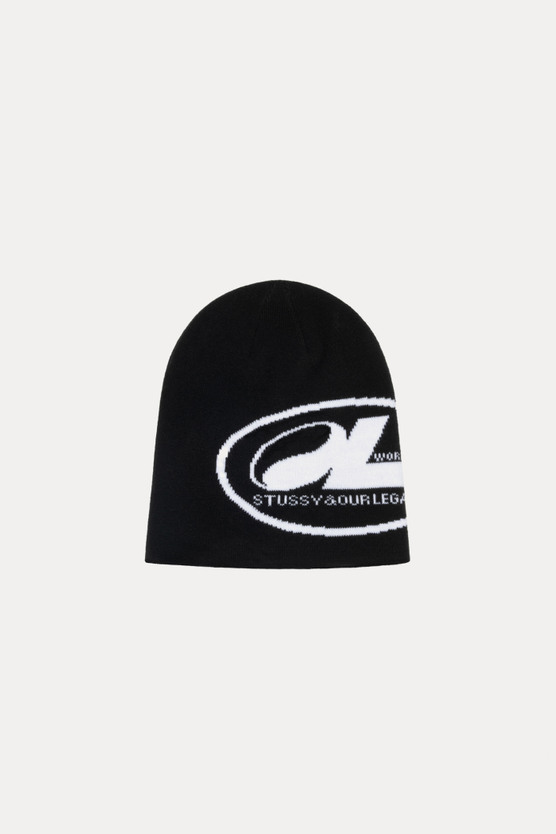 [STUSSY] OUR LEGACY WORK SHOP OVAL SKULLCAP ★大人気★ Our Legacy - Skullcap Workshop Oval Black