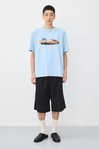 Ol Swirl Pig. Dyed Tee Baby Blue