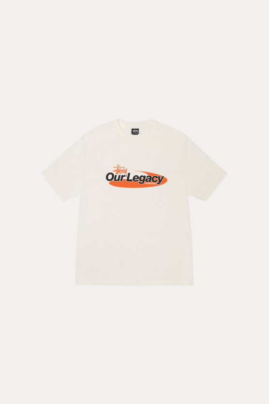 Our Legacy - OL Swirl Pigment Dyed Tee Natural