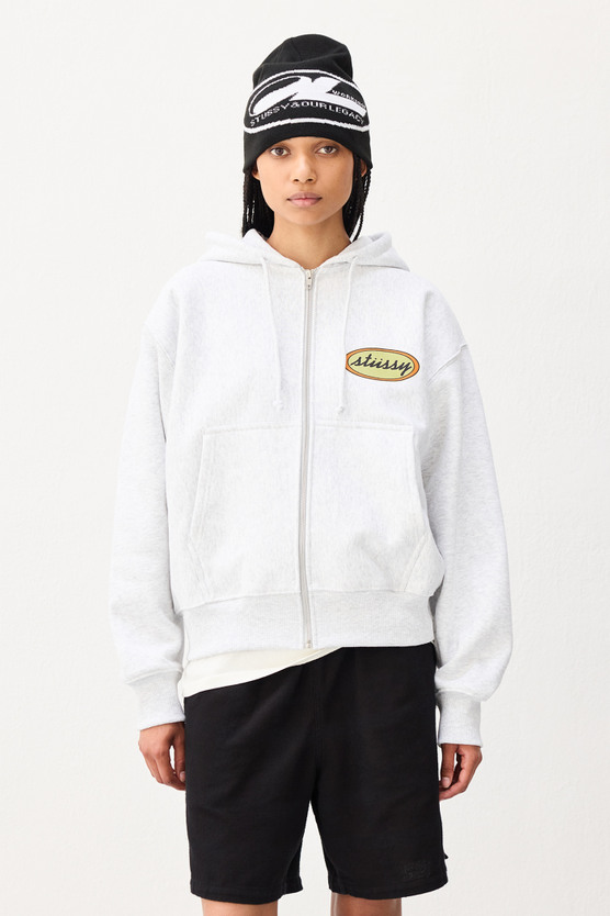 Our Legacy - OL Oval Zip Hood Ash Heather