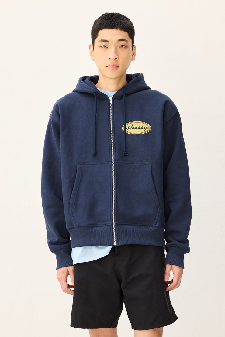 Our Legacy Mob ジップアップ スウェットシャツ Our Legacy - Mob Jacket Red Sun Fade Hefty Fleece
