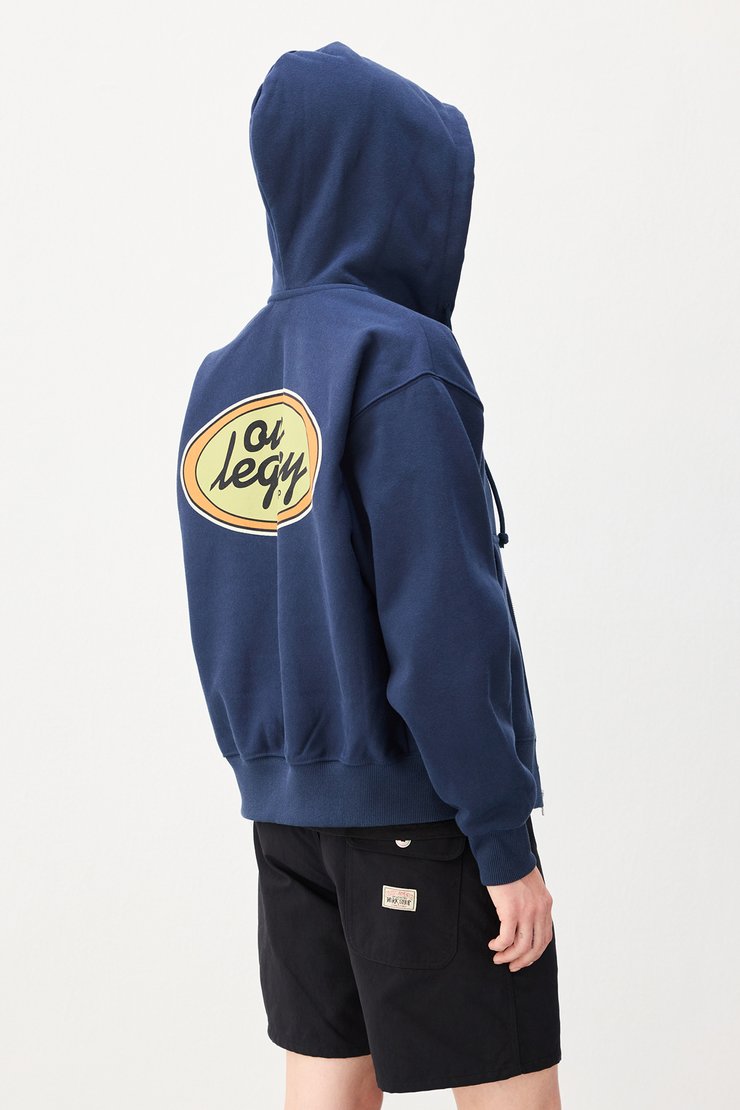Our Legacy - OL Oval Zip Hood Navy