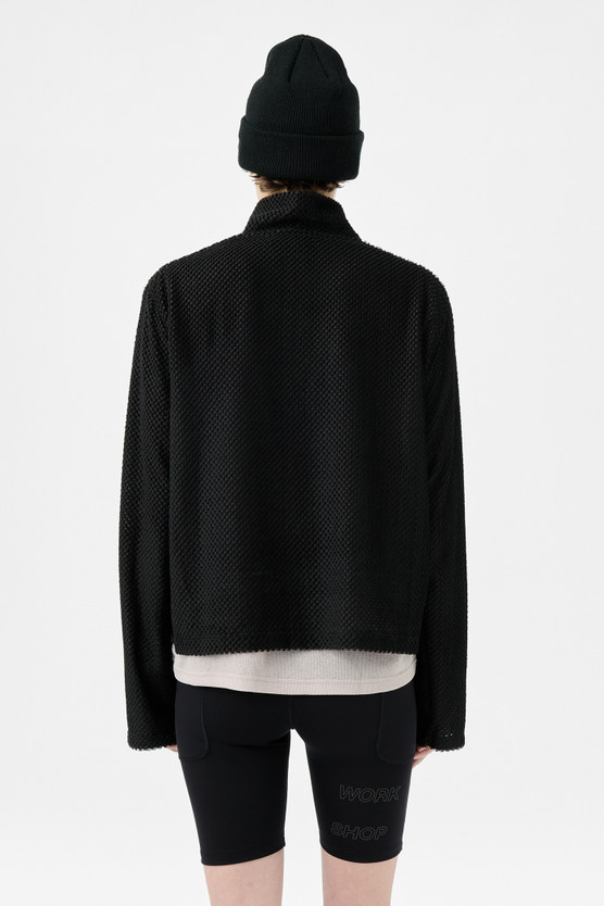 Our Legacy - Sport Half Zip Black