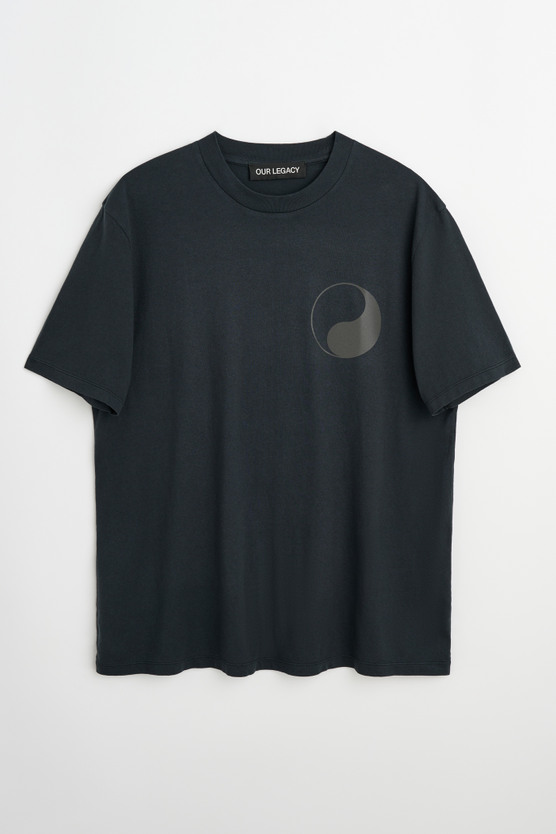 Our Legacy - Box T-Shirt Black Reflective Print