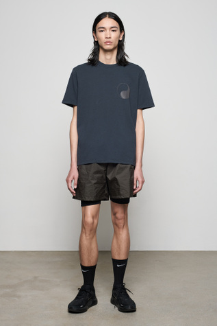 Box T-Shirt Black Reflective Print