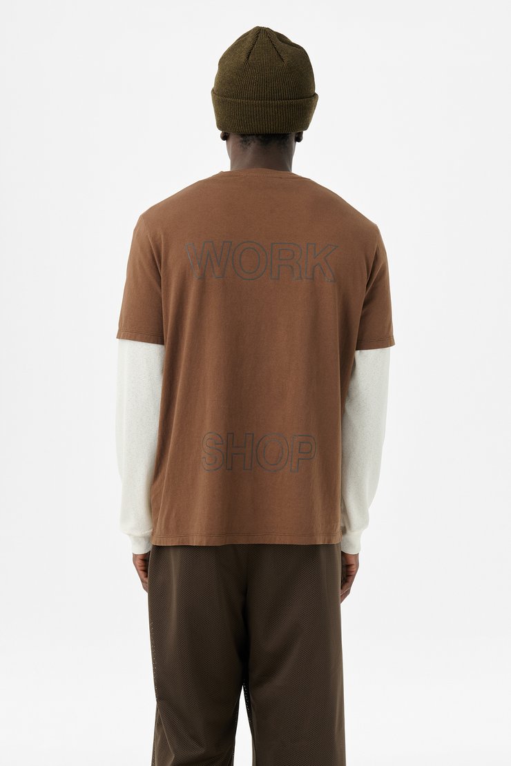 Our Legacy - Box T-Shirt Golden Brown Legacy Jersey