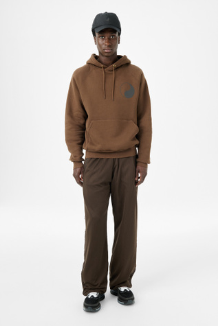 Work Shop Hood Golden Brown Fleece