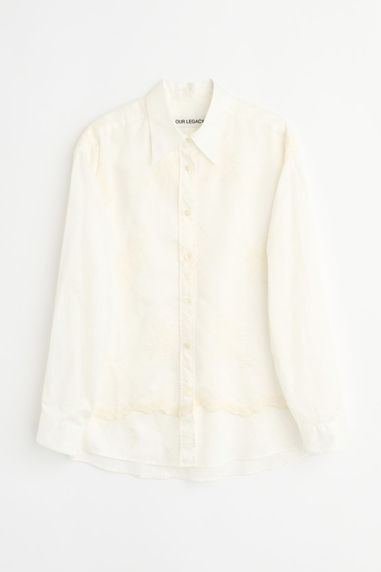 Our Legacy - Precious Shirt Ivory Cloud Breezey Cotton
