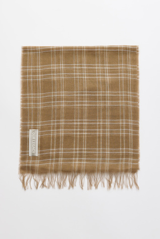 Our Legacy - Cottage Scarf Walnut Grid Sparse Tencel