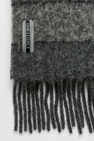 Our Legacy - Estate Scarf Static Stripe Fuzzy Alpaca