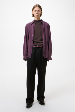 Borrowed Chino Coarse Black Gabardine
