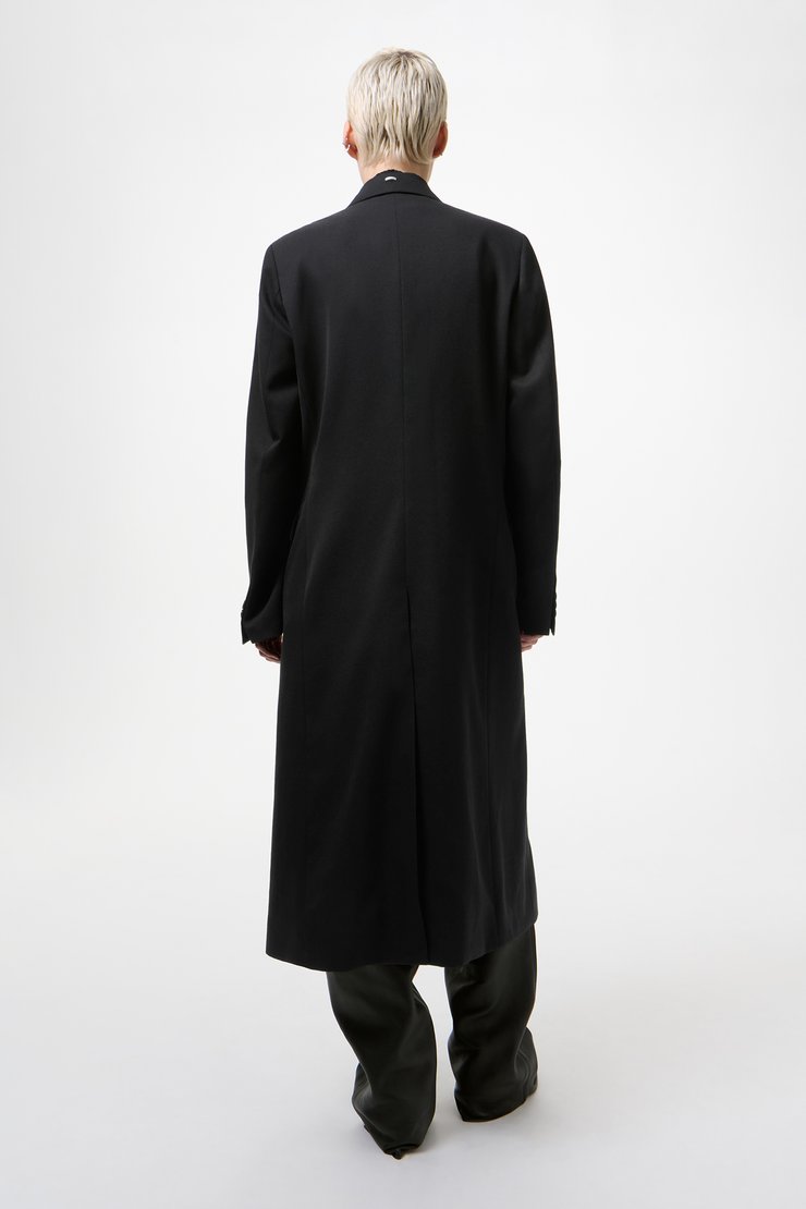Our Legacy - Manta Coat Coarse Black Gabardine