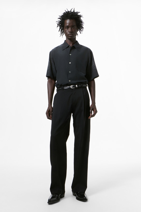 パンツ OUR LEGACY SLACK TROUSER Size50 Our Legacy - Slack Trouser Black Worsted Wool