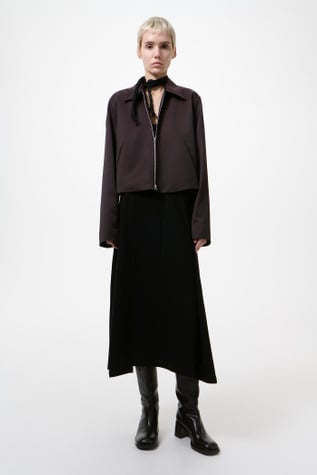 Statue Jacket Crushed Grape Formflex Weave