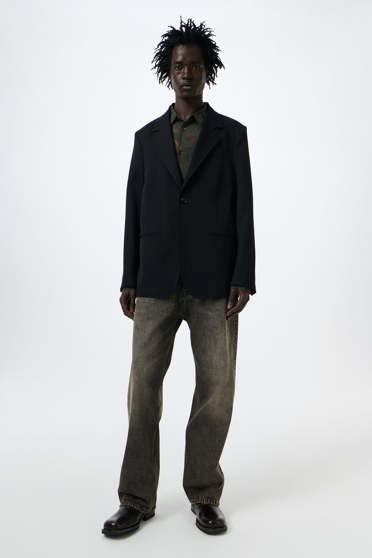 Our Legacy - Mini Jacket Black Worsted Wool