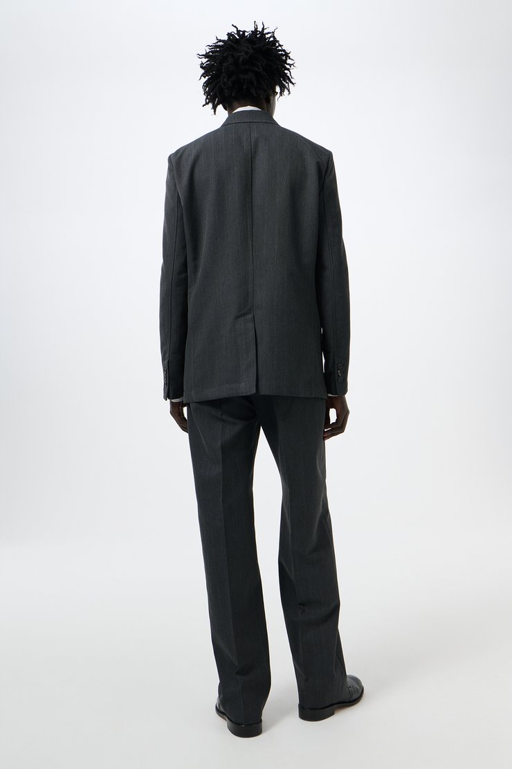 Our Legacy - Unconstructed Ceremony Blazer Shark Pinstripe Herringbone