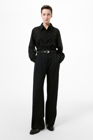 Universe Trouser Black Worsted Wool
