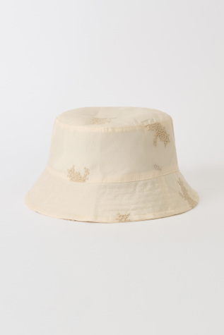 Bucket Hat Ivory Bloom Ethereal Veil
