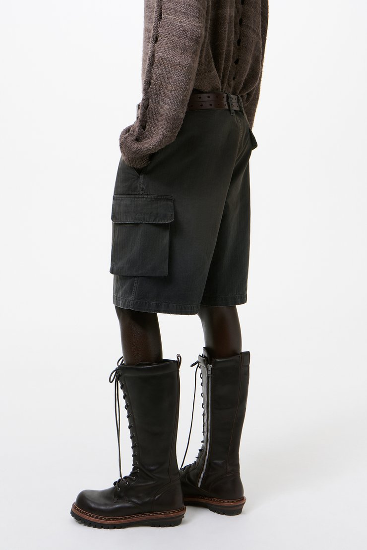 Our Legacy - Ponte Shorts Tasteful Black Megatwist Twill