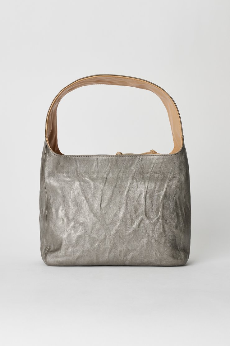 Our Legacy - Drip Bag Malleable Black Bull Hide