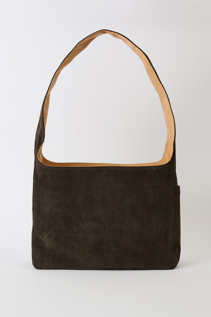 Our Legacy - Grande Brick Bag Espresso Brown Suede