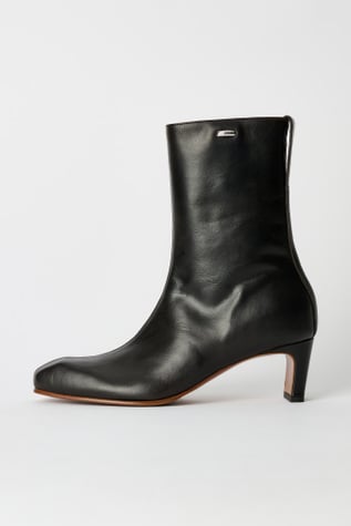 Karasu Heel Dark Chocolate Rich Calfskin