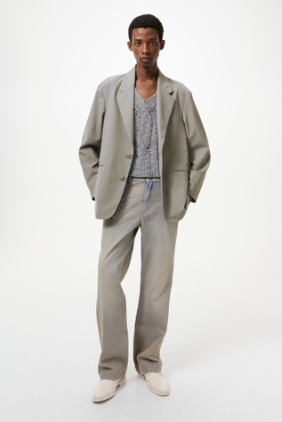 Industry Blazer Frosted Moss Check Nexwool