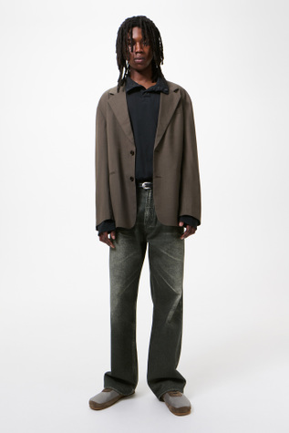 Industry Blazer Storm Grey Merino Voile