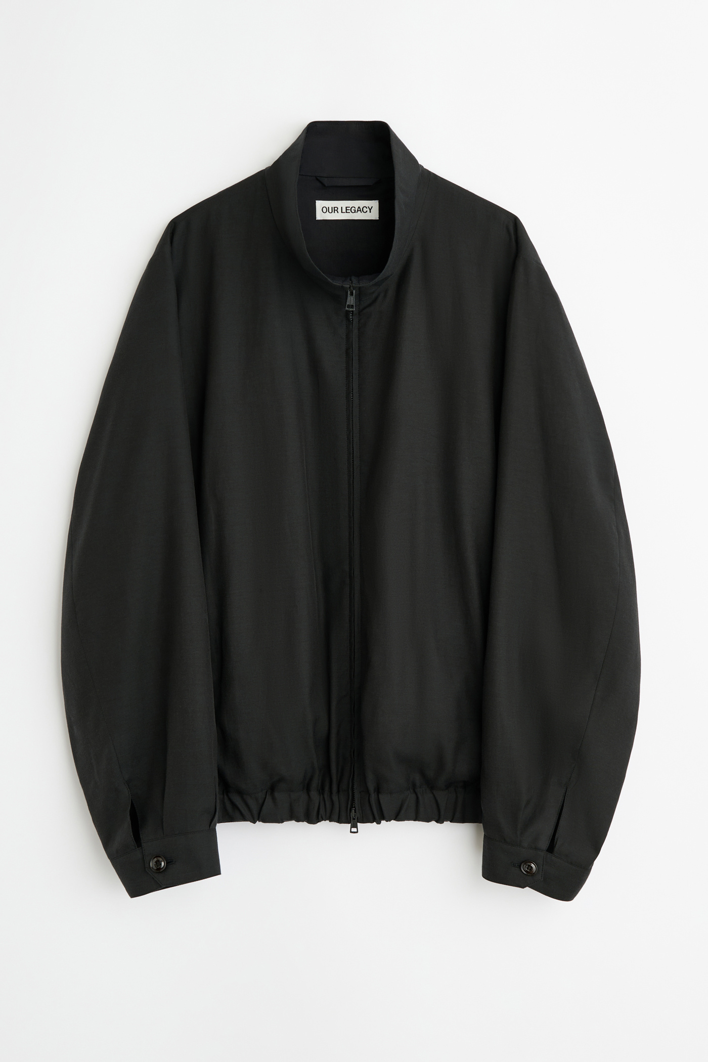 Our Legacy - Casino Jacket Still Black Calm Cupro Cotton