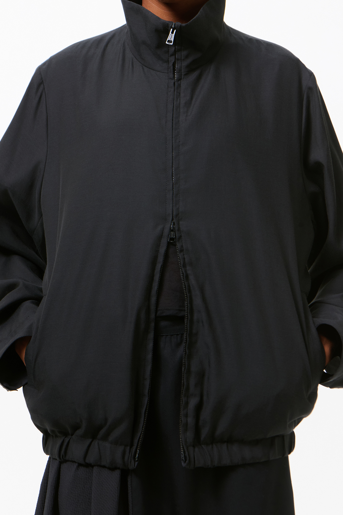 Our Legacy - Casino Jacket Still Black Calm Cupro Cotton