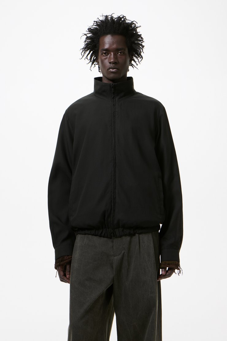 OUR LEGACY ブラック カシノジャケット Casino Jacket Our Legacy - Casino Jacket Still Black Calm Cupro Cotton