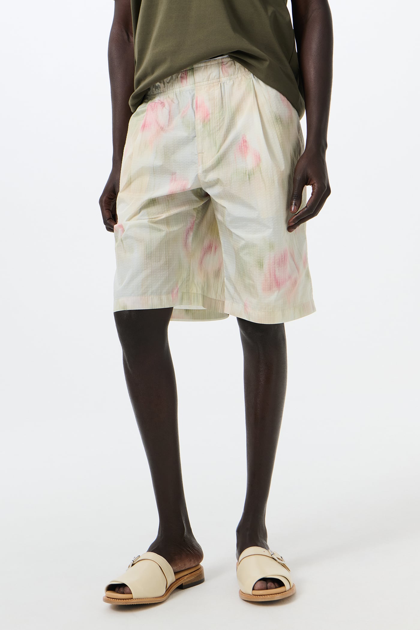 パンツ Our Legacy GONFI SHORTS 44 emporioarmani Our Legacy - Gonfi Shorts Filo Di Ombra Wool