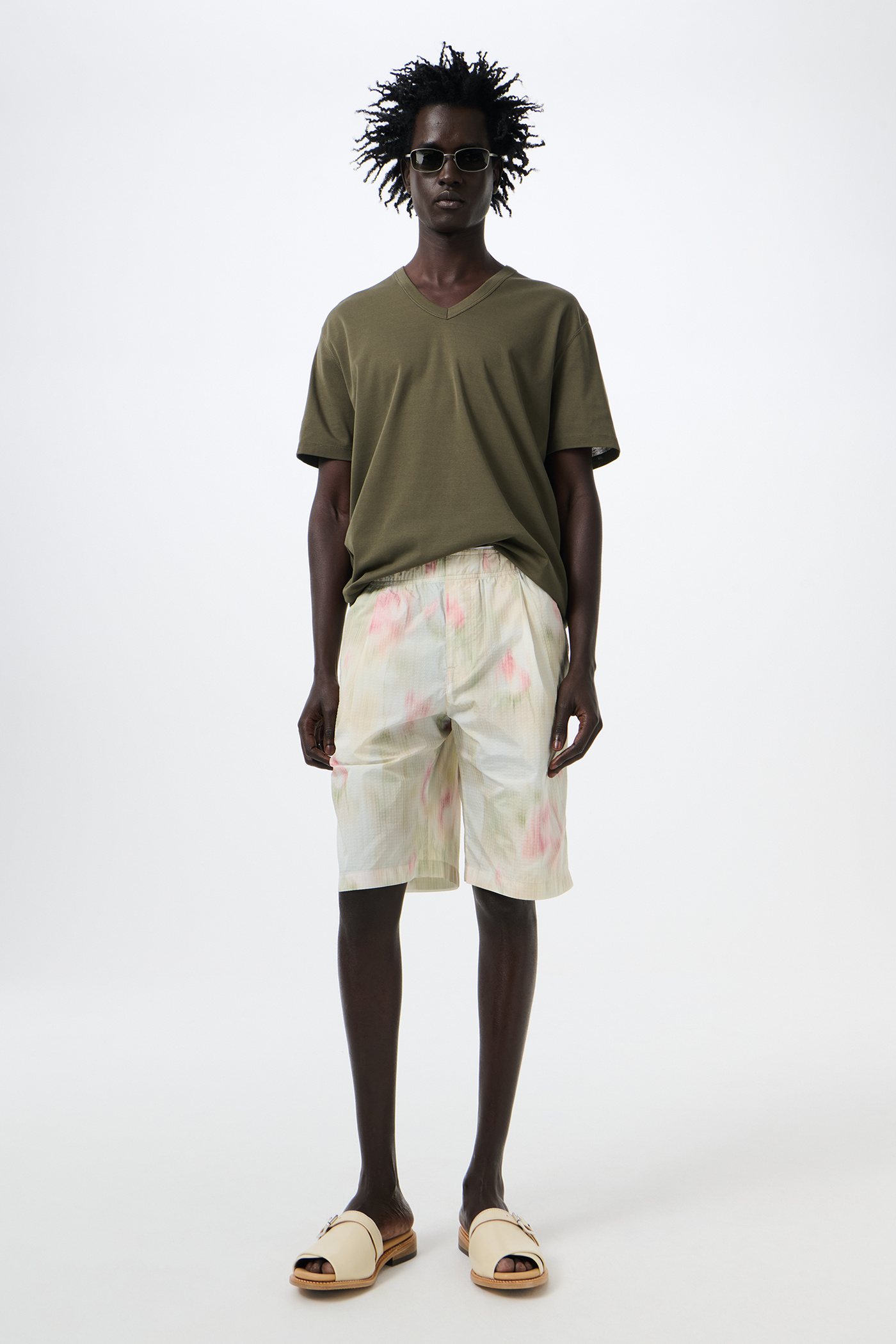Our Legacy - Leisure Shorts Flower Grid Ripstop