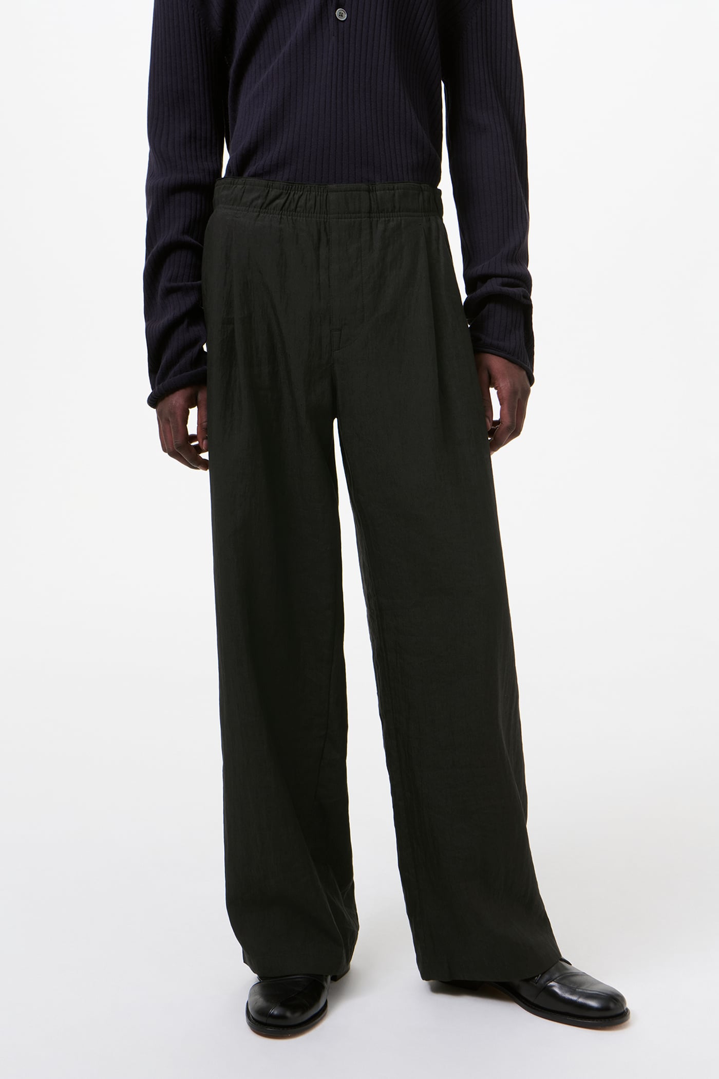 Our Legacy - Leisure Trouser Soot Black Techflax
