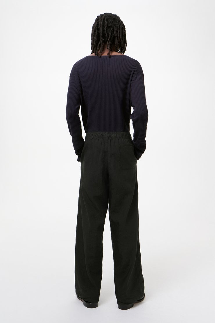 Our Legacy - Our Legacy Borrowed Chino Coal Black Link Stripe Weave