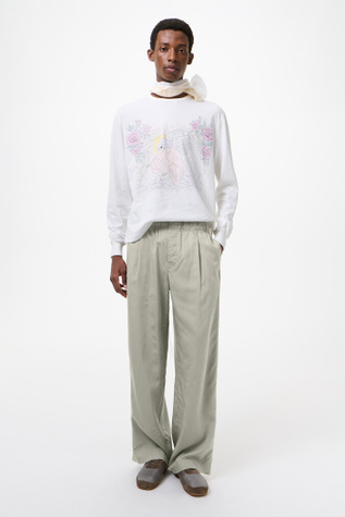 Leisure Trouser Willow Grey Softflow Tencel