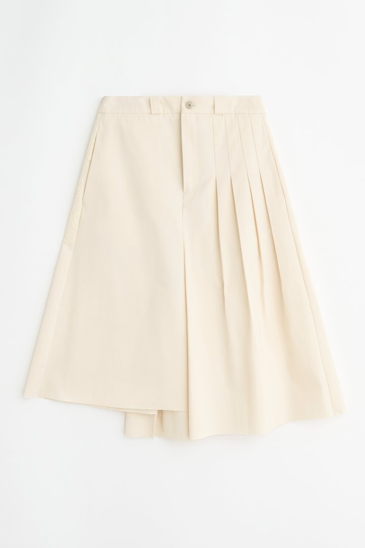 Our Legacy - Origami Skirt Soft Ivory Micro Canvas