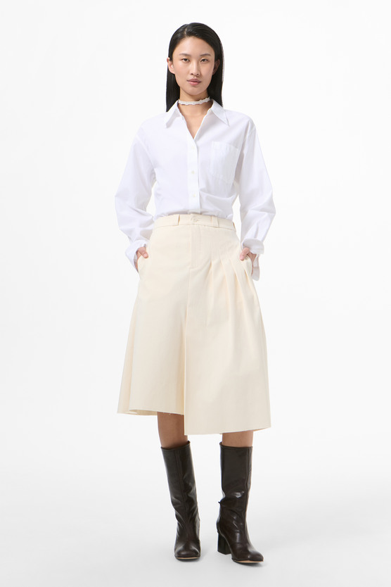 Our Legacy - Origami Skirt Soft Ivory Micro Canvas